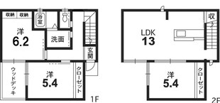 ユニキューブ成長の物件間取画像